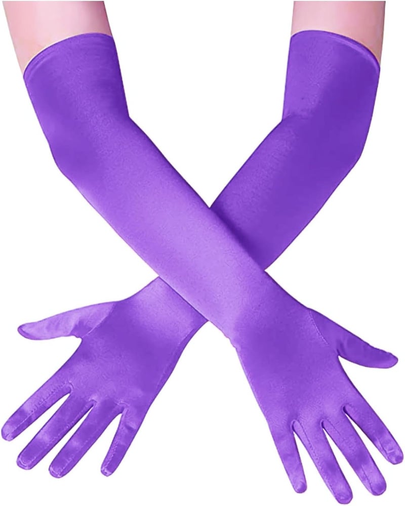 Papoopy Women Gloves for for Wedding, Tea Party, Cosplay, Costume - Image 1